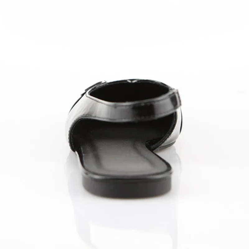 Black Patent Slingback Flats Black Patent Slingback Flats